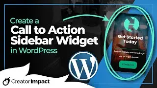 Add a 'Call to Action' Sidebar Widget - No Plugin Required! (WordPress Tutorial)