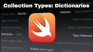 Collection Types - Dictionaries