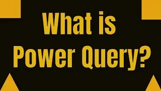 What is Power Query? #excel  #powerbi