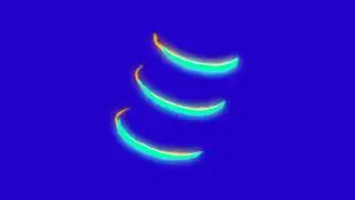 GREEN SCREEN party Ribbon confetti falling effects animations || Ribbon fall chroma key effects♏