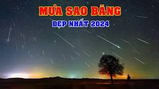 Mưa Sao băng đẹp nhất năm 2024 chuẩn bị đạt đỉnh bạn đừng bỏ lỡ | Khoa học vũ trụ - Top thú vị |