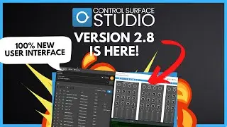 Control Surface Studio 2.8: Total User Interface rebuild