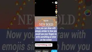 How to draw with Emoji’s on Snapchat? 