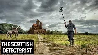 Metal detecting a medieval trackway in hunt of LOST TREASURE