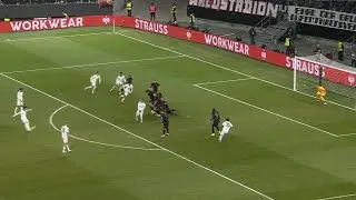هدف عمر مرموش في سلافيا براغ / مباراة آينتراخت فرانكفورت و سلافيا براغ 1-0 في الدوري الأوروبي 🥰