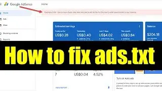 Ads.txt File ? How to implement in your website? (Wordpress or Blogger) in Hindi