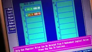 Dell poweredge raid controller PERC setup tutorial Part-1
