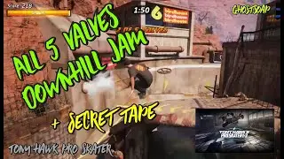 All Pipe Valves + Secret video location (in 1 run) - Tony Hawk Pro Skater 1 + 2 Remastered (Guide)