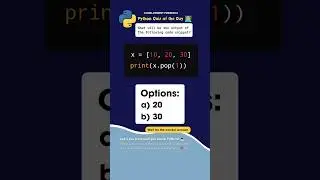 Python Quiz: Question 94 👨‍💻 