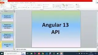 Learn Anguler 13 Chapter 6 (What Is API ?) 