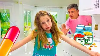 Nastya y papá muestran hábitos saludables y otras historias útiles para niños en español