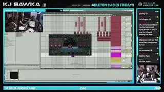 KJ Sawka live on Twitch, using Waves Ovox and Izotope Nectar Vocal plugin 