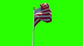 Green Screen FREE [American Flag]