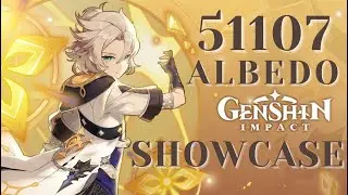 51K ALBEDO E PROC BUILD, GUIDE AND SHOWCASE ll GENSHIN IMPACT