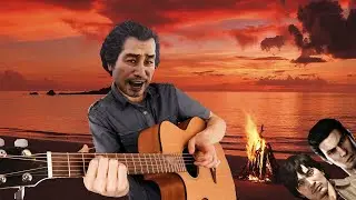 Machine Gun Kiss but Adachi, Kiryu and Shinada sing by a campfire | Yakuza Series Cover