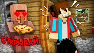 ЗАЧЕМ ЭТОТ ЖИТЕЛЬ ПРЕСЛЕДУЕТ МЕНЯ В МАЙНКРАФТ | Компот Minecraft