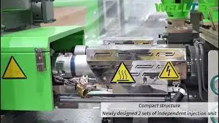 160P IMM new version parallel two -color injection molding machine