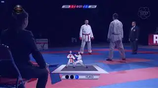 Valerii Chobotar vs Ryutaro Araga - Final Male Kumite -84Kg (Rabat 2019)