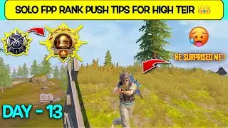 Day - 13 🇵🇰🔥 • Diamond / Gold to Conqueror in Solo Fpp 🥵 - C3S9 Season.#solofpprankpush #conqueror