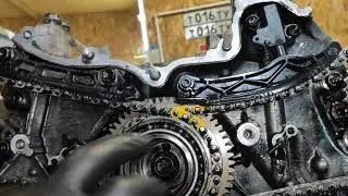 Полная разборка двигателя 1VD-FTV TLC 200 4.5 V8 D-4D часть 2