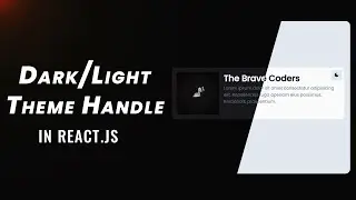 Implement Dark/Light Mode in Your React.js App.