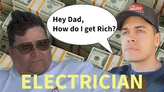 DAY IN THE LIFE OF AN ELECTRICIAN WHO LEAVES COLLEGE TO BE RICH