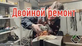 Double the Trouble, Double the Fix // Ремонт гидроцилиндра с двумя штоками. Пошаговый процесс