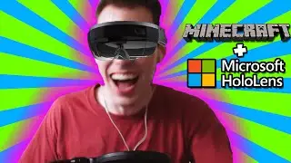 ChimneySwift11 Reacts to Minecraft with HoloLens!