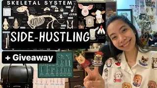 Side Hustle (Stickers, Posters, Cards and more) + Shopee and GIVEAWAY!! [ ENG SUB ]