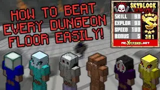 Hypixel Skyblock - BEST GEAR FOR EVERY DUNGEON FLOOR! COMPLETE GUIDE
