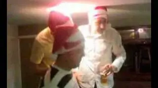 Jack Army FC Christmas singing on chairs