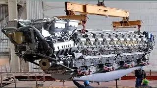 How Workers Repair Giant Ship Engines -  Ship's Main Engine Turbocharger Overhaul