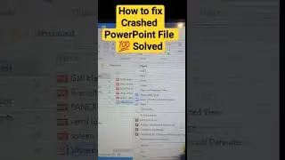 PowerPoint file Not open 😱 let's fix it.