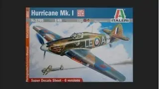 Italeri 1/48 Hurricane Mk.I Scale Model Review
