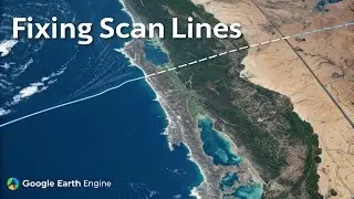 Remove Scan Lines and Clouds from Satellite Images in GEE #gis #googleearthengine