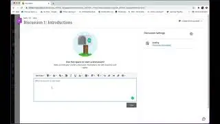 Blackboard Ultra Discussions: Create Course Discussions