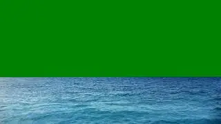Sea overlay Green screen | copyright free green screen video | 4k