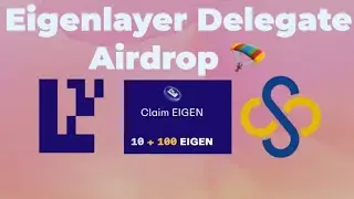 Eigenlayer Airdrop Claim With Eigen Delegate Infstones Airdrop | @EarningBangladesh #airdrop