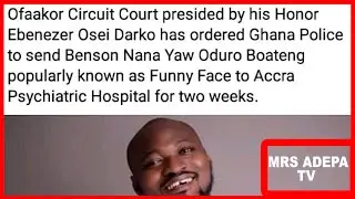 FUNNY FACE ARRESTED AGAIN AND WILL BE SEND TO THE PSYCHIATRIC HOSPITAL😢😢