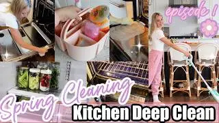 *NEW* SPRING CLEAN WITH ME EPISODE 1 PART 1 KITCHEN DEEP CLEAN TIFFANI BEASTON