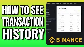 How To See Binance Transaction History (Quick Tutorial)