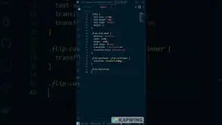 CSS Flip Animation | #css #animation #html #cssanimation #cool  #website #webdevelopment #shorts