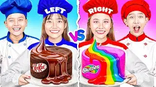 Left Or Right? Poor Couple Vs Rich Couple At Cooking Challenge