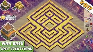 New Th8 War Base 2017 Anti Dragon | Anti Hog | Anti Gowipe | Anti 2 Star, Anti 3 Star |Anti Valkyrie