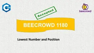 Beecrowd 1180 (Lowest Number and Position) Solution (Bangla) with C++ || URI Problem || Beginner🔥