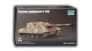 Обзор и сборка Jagdpanzer E-100 Trumpeter 1:72