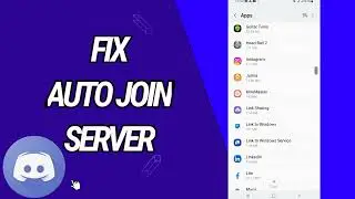 How To Fix And Solve Auto Join Server On Discord App