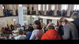 Концерт - флешмоб в честь Дня Победы. Петрозаводск 5 мая 2024.