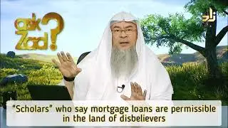 Scholars who say Mortgage loans are permissible in the land of disbelievers - Assim al hakeem