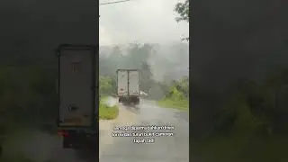 alhamdulillah driver berjaya bawak turun lori dan berhenti di tapah tadi,semoga dipermudahkan urusan